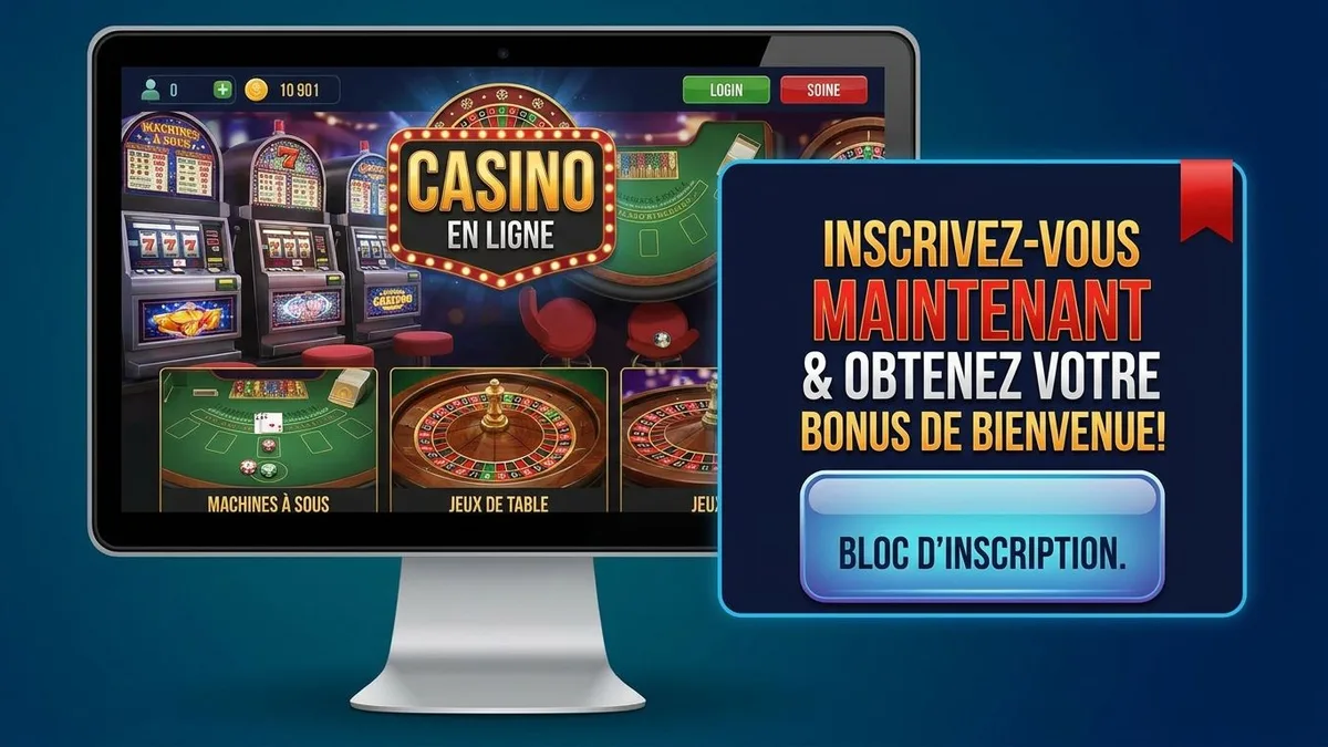 Inscription avec bonus